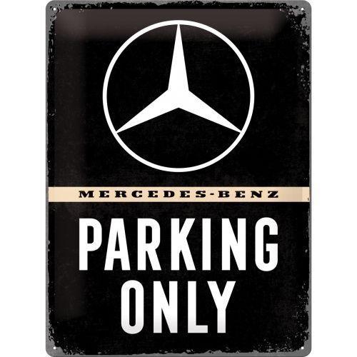 Tin Sign 30 X 40 Cm NOSTALGIC ART Mercedes Parking