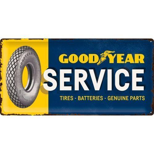 Tin Sign 25 X 50 Cm NOSTALGIC ART Goodyear Service