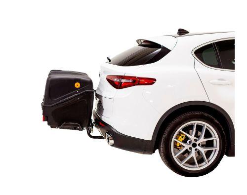 Coffre sur boule d'attelage TOWBOX V1 Urban noir