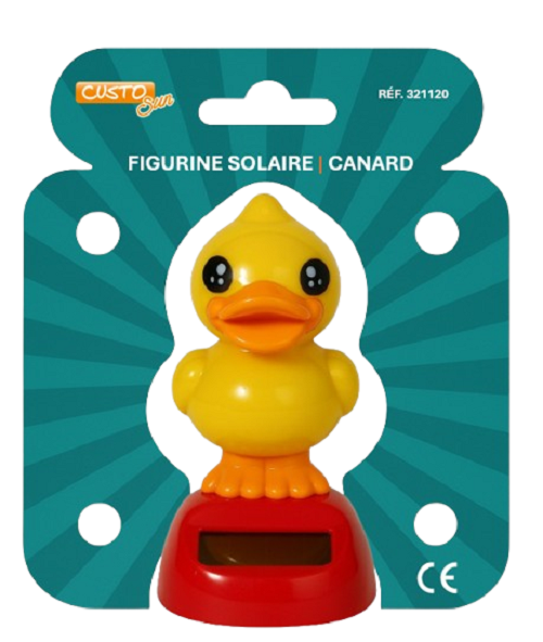 FIGURINE SOLAIRE CANARD CUSTOSUN