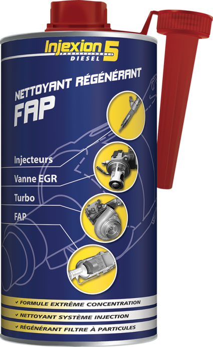 Nettoyant régénérant FAP INJEXION 5 Diesel - Roady