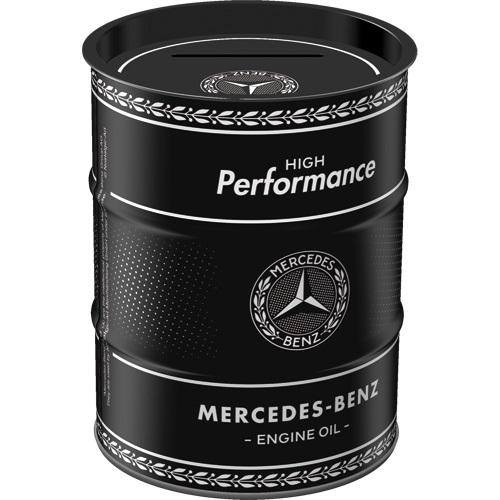 Money Box Oil Barrel Mercedes-Benz NOSTALGIC ART - Engine Oil