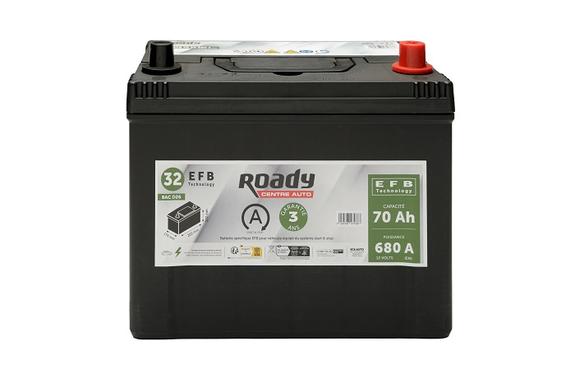 Batterie Start & Stop ROADY EFB N32 70AH 680A