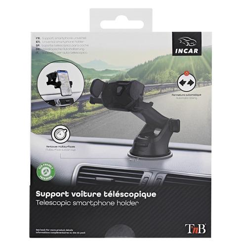 SUPPORT AUTO TÉLES VENTOUS TNB NOIR