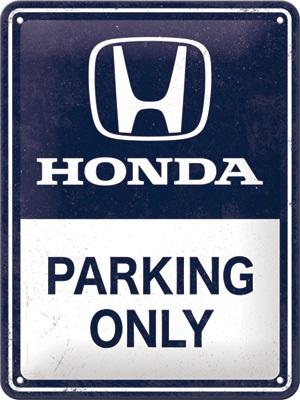 Tin Sign  15Cm X 20Cm NOSTALGIC ART Honda Am - Parking Only