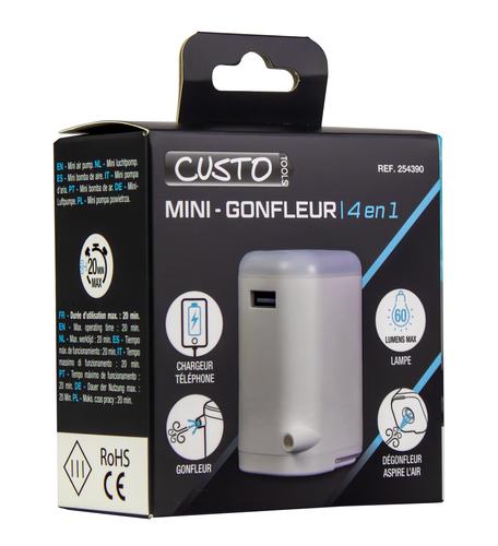 Mini gonfleur electrique CUSTO TOOLS