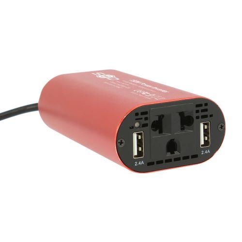 Convertisseur SWISS DRIVE 12V/230V 150W + USB 2.4Ax2 + câble 12V