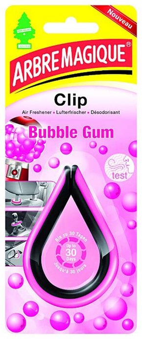 Désodorisant Clip-Bubble Gum ARBRE MAGIQUE