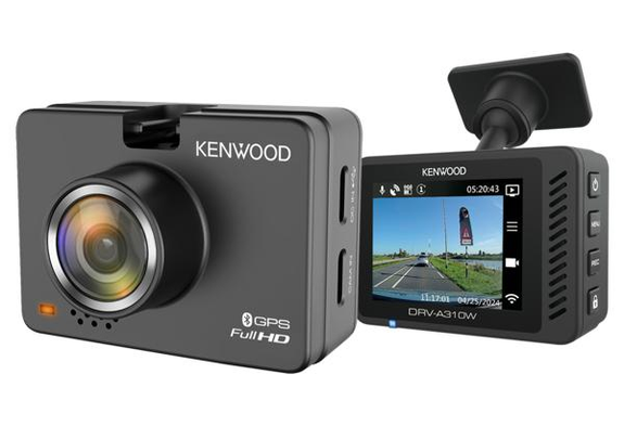Dashcam Full HD LCD KENWOOD Wireless Smartphone Link