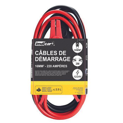 Câble de demarrage IMDICAR 16 mm2 Câble de demarrage IMDICAR 16 mm2