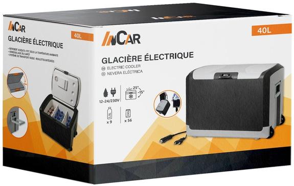Glacière thermoélectrique INCAR 12V-24V/230V 40L