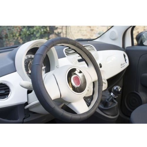 Couvre volant CUSTOMAGIC Montana cuir noir