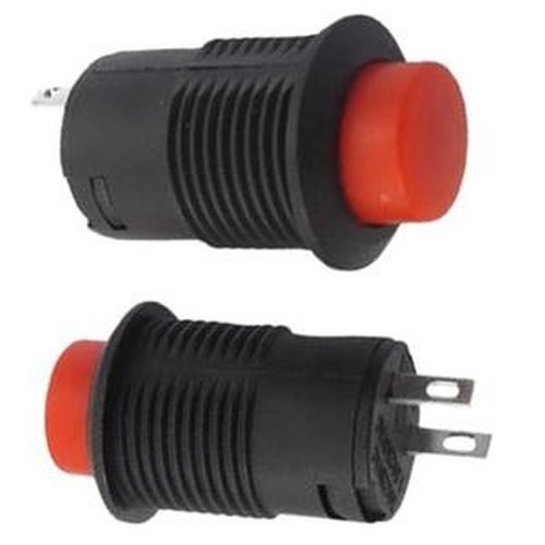 Interrupteur bouton poussoir 12V 10A diamètre 20mm RDI Interrupteur bouton poussoir 12V 10A diamètre 20mm RDI