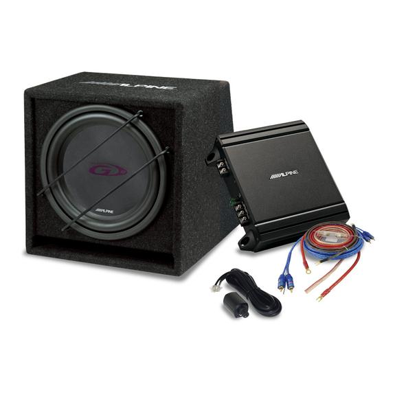 Kit caisson+ Ampli ALPINE SBG-30kit