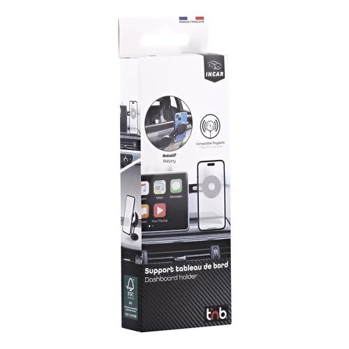 Support aimanté tableau et ordinateur de bord TNB - noir