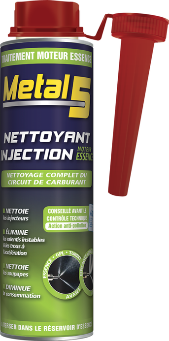 METAL 5 - Nettoyant injecteur et catalyseur essence 500ml - IEA 3
