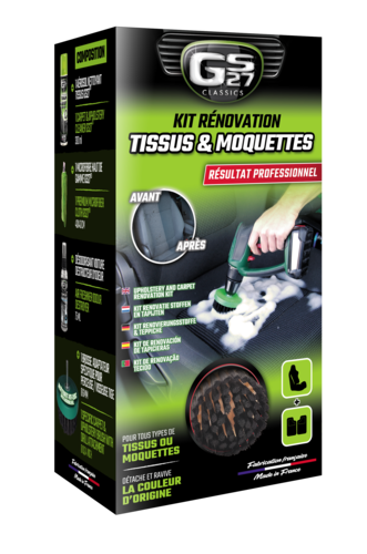 Kit Rénovation Tissus & Moquettes GS27 375 ml Kit Rénovation Tissus & Moquettes GS27 375 ml