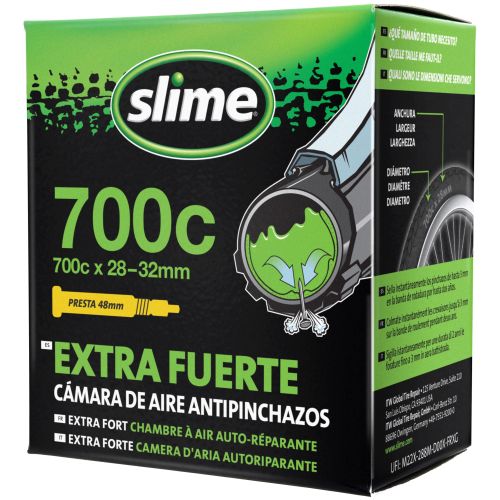 CHAMBRE A AIR AUTO-REPARANTE 700X28 - 35 VALVE PRESTA SLIME 