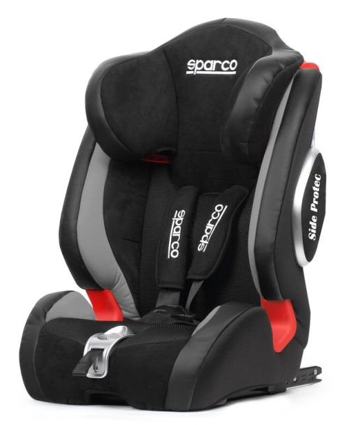 Siège enfant f1000k groupe 1/2/3 (9/36kg) noir/gris Isofix SPARCO