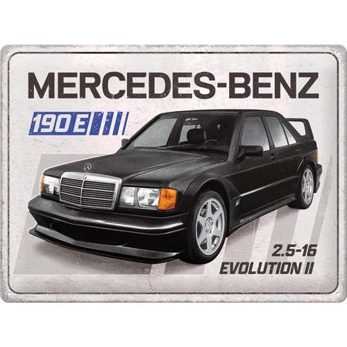 Tin Sign 30 X 40 Cm NOSTALGIC ART Mercedes-Benz - 190 E 2.5-16 Evolution Ii