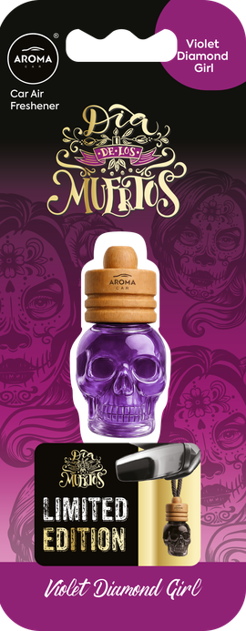 Wood dia de los muertos  AROMA violet diamond girl 6,5ml