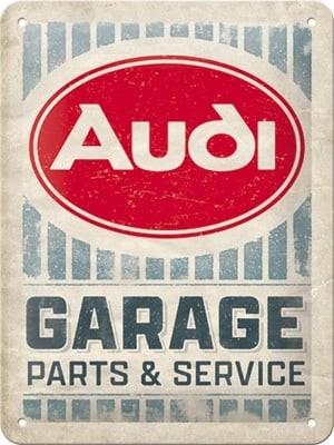 Plaque 15 x 20 cm NOSTALGIC ART Audi-Garage