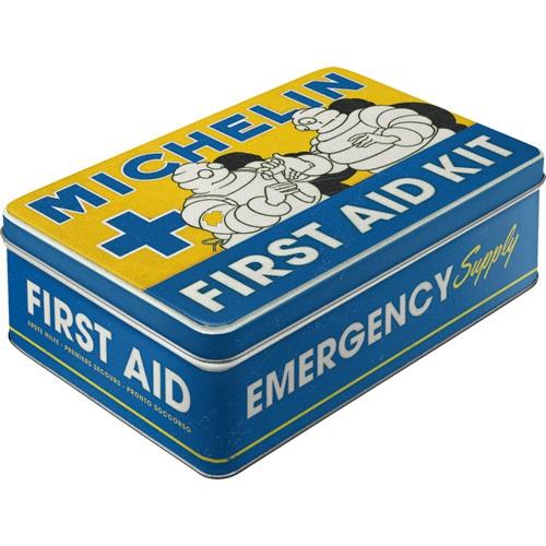 Tin Box Flat  Michelin NOSTALGIC ART - First Aid Kit
