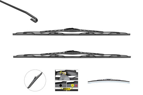 2 Balais d'essuie-glace VALEO VM221