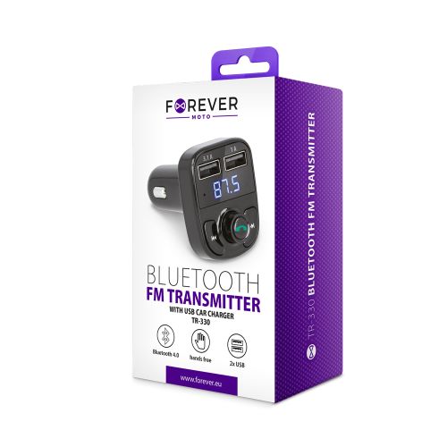 Transmetteur FM Bluetooth FOREVER TR-330 black