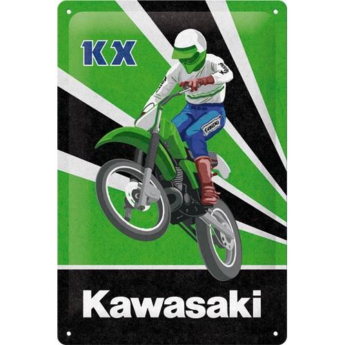 Tin Sign 20X30Cm NOSTALGIC ART Kawasaki Kx