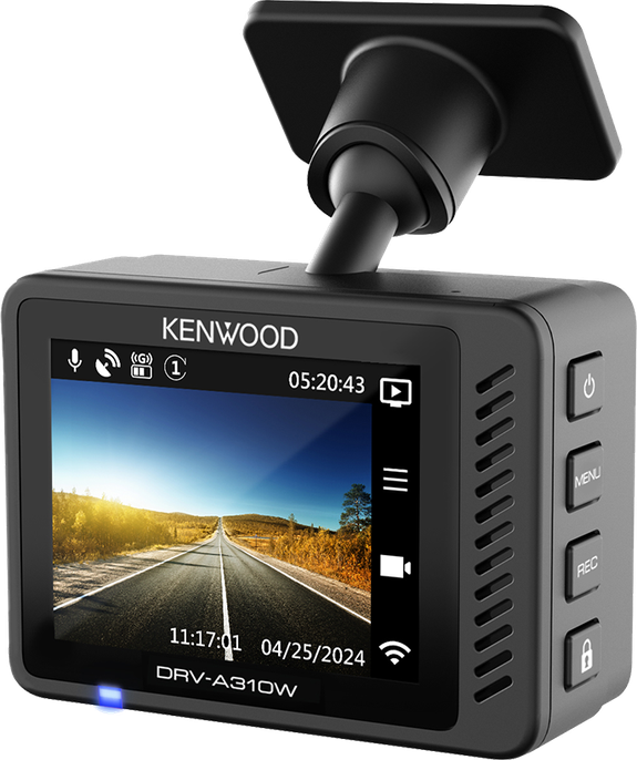 Dashcam Full HD LCD KENWOOD Wireless Smartphone Link