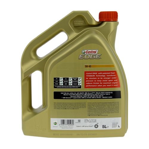 Huile moteur CASTROL Edge 5W40 5L