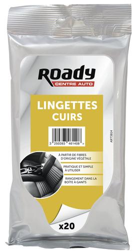 Lingettes cuirs ROADY x20 Lingettes cuirs ROADY x20