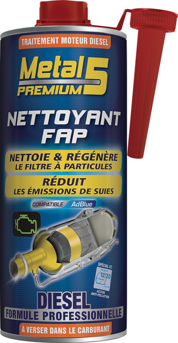 Nettoyant FAP, Filtre à Particules Diesel