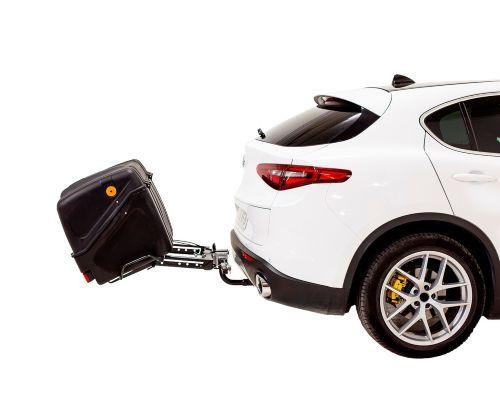 Coffre sur boule d'attelage TOWBOX V1 Urban noir