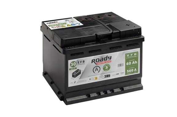 Batterie Start & Stop ROADY EFB N30 60AH 560A