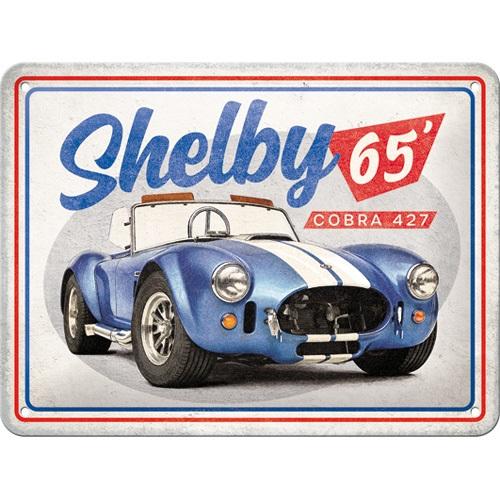 Tin Sign  15Cm X 20Cm NOSTALGIC ART Shelby-Cobra 427
