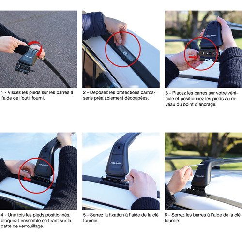 Barre de toit POLAIRE Inspiration 001 Citroen c4 picasso