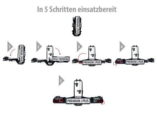 Porte-vélos plateforme EUFAB Premium 2 Plus