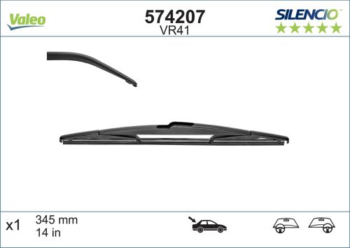 1 Balai d'essuie-glace VALEO Silencio VR41