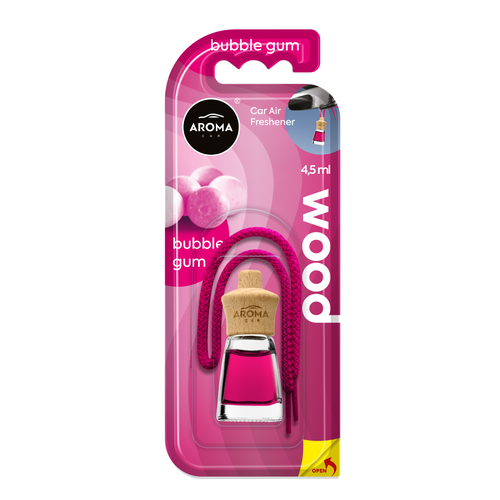 Désodorisant AROMA CAR wood mini bubble gum 4.5ml