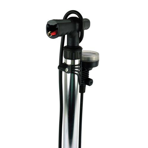 POMPE A PIED AVEC MANOMETRE 52CM CARPOINT