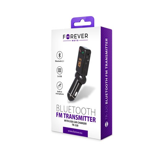 Transmetteur FM Bluetooth FOREVER TR-320 black