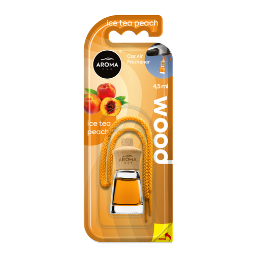 Désodorisant AROMA CAR wood mini ice tea peche 4.5ml