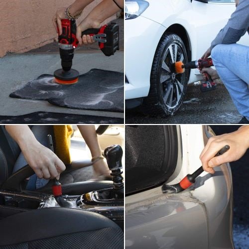 Kit de lavage pour voiture brosses et pinceaux 7 pièces AUTOBEST