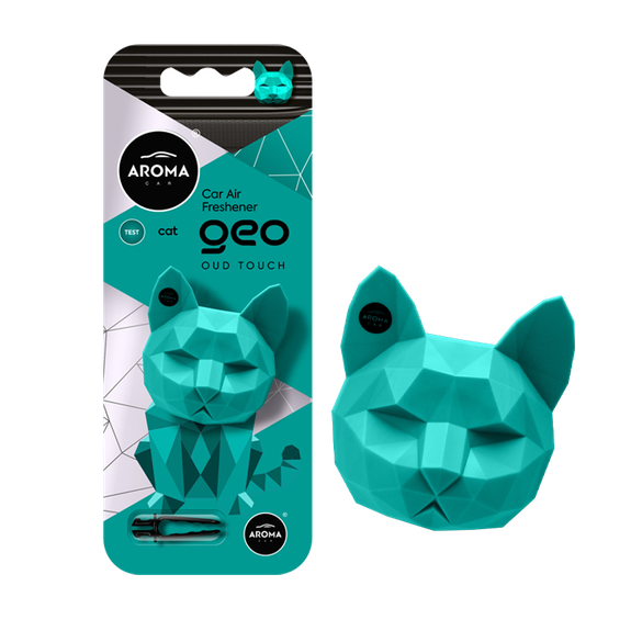 Désodorisant AROMA CAR polymer geo cat - oud touch