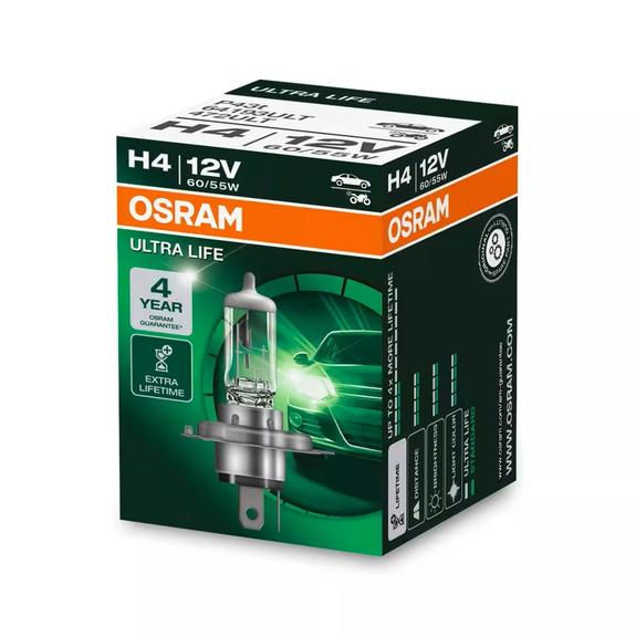 2 ampoules OSRAM ULTRALIFE H4 12V DUOBOX