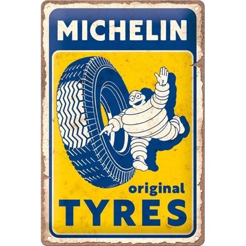 Plaque 20 x 30cm Michelin NOSTALGIC ART Original Tyres
