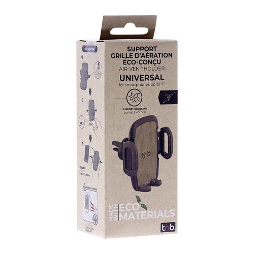 Support grille universel pour smartphone TNB - gris eco