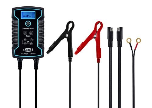 Chargeur de batterie intelligent et maintien de charge RING 12V, 6A RESC806FR